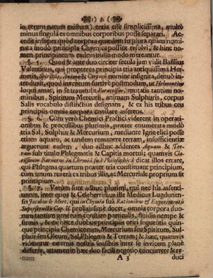 Dissertationem Physicam Circularem De Insufficientia Principiorum Chemicorum Ad Explicandas Res Naturales