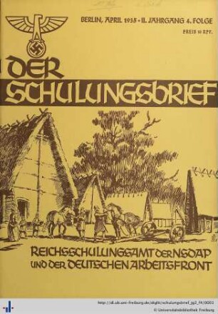 II. Jahrgang, Folge 4: Der Schulungsbrief
