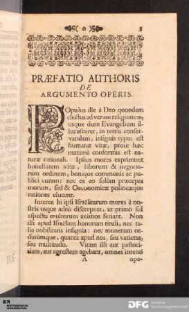 Præfatio Authoris De Argumento Operis.