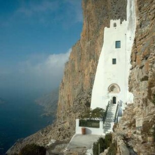 Amorgos, Die Mour Chozoviotissa in der Südost-Steilküste
