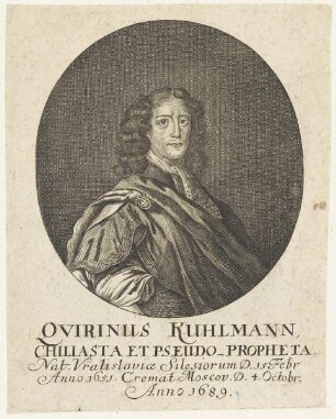 Bildnis des Qvirinus Kuhlmann