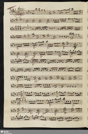 392. Aria: Fra Corni Trombe e Timpani / Gazzaniga, G.