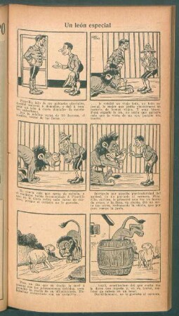 Un león especial - [Cómic]
