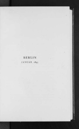 Berlin Januar 1893