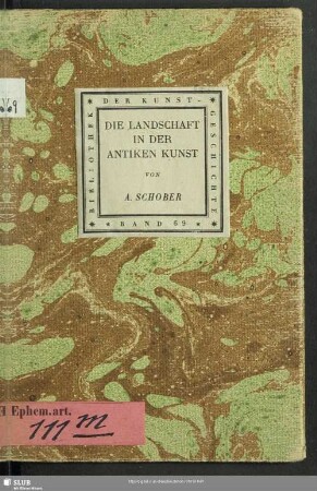 Die Landschaft in der antiken Kunst