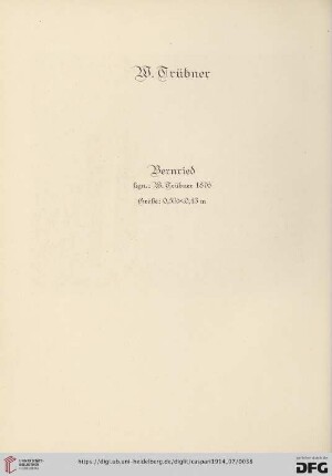 M. Trübner