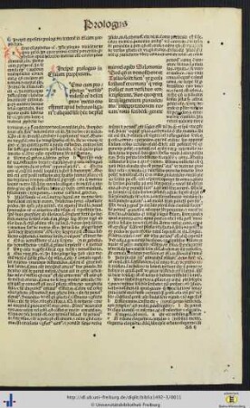 Prologus in Esaiam prophetam cum expositione
