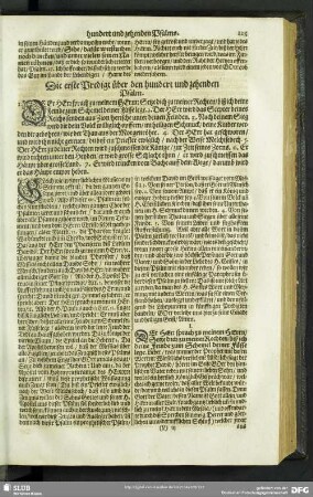 Außlegung deß hundert und zehenden Psalms