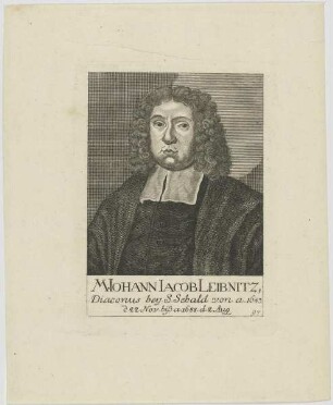 Bildnis des Iohann Iacob Leibnitz