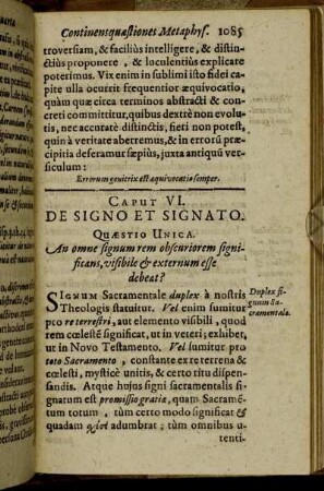Caput VI. De Signo Et Signato.