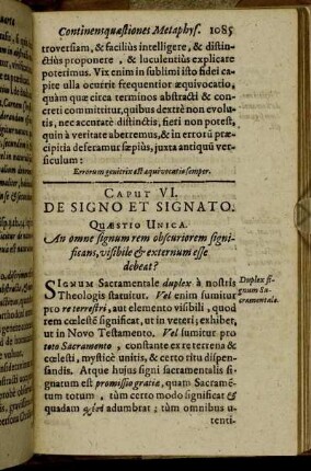 Caput VI. De Signo Et Signato.