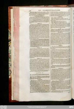Caput II. De aeterna Dei praedestinatione in genere.