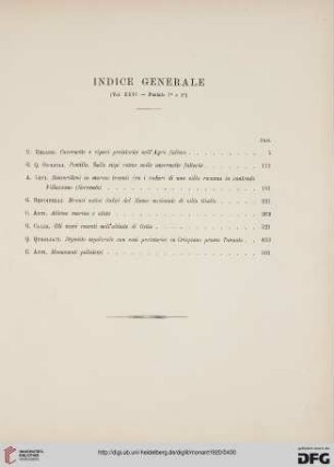 Indice generale