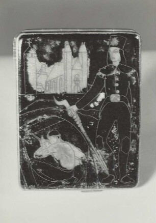 Etui mit bergmännischen Darstellungen