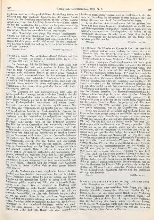 685-686 [Rezension] Chambon, Joseph, Was ist Kirchengeschichte