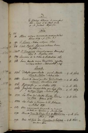 3. Ex Catalogo Librorum [...] vend. d. 21. Mart. 1768. p. Jo. Gaillard. Hagae Com.