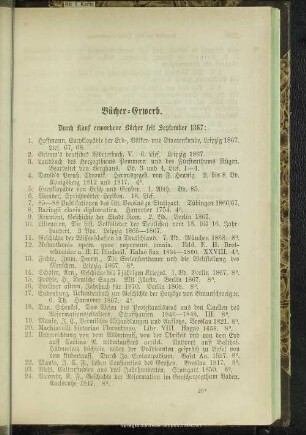 Bücher-Erwerb
