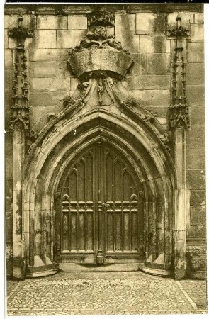 Weißenfels. Portal der Marienkirche