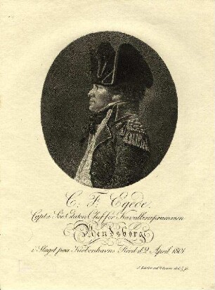 Bildnis von Christian Thestrup Egede (1761-1803)
