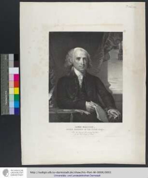 James Madison, Fourth President Of The United States