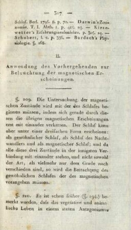 II. Anwendung des Vorhergehenden zur Beleuchtung der magnetischen Erscheinungen