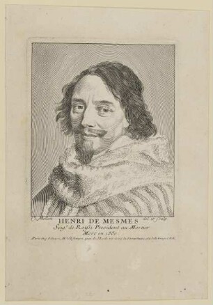 Bildnis des Henri de Mesmes