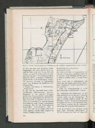Holnis. Photomechanische Verkleinerung der amtlichen topographischen Karte 1:25000