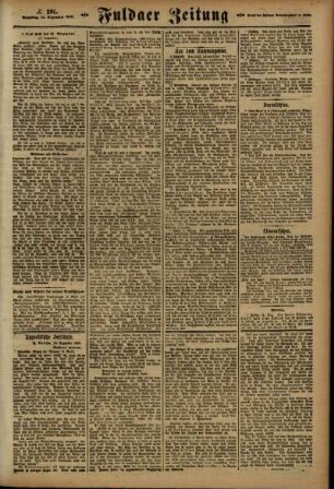 Zweite Ausgabe vom Samstag, den 14. Dezember 1918.