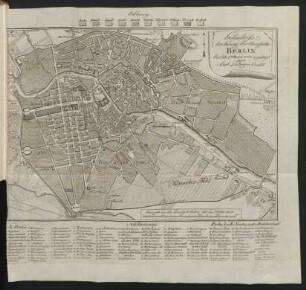 Grundriss der Königl. Residenzstädte Berlin Im Jahre 1798 von neuen angefertiget durch Carl Ludwig von Oesfeld
