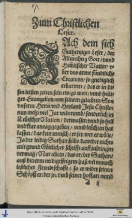 Zum Christlichen Leser