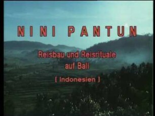 NINI PANTUN - Reisbau und Reisrituale auf Bali (Indonesien)
