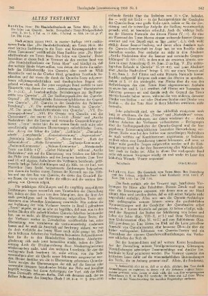 342-344 [Rezension] Schubert, Kurt, Die Gemeinde vom Toten Meer