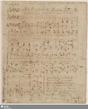 Lied von A.v.Platen: Ich schleich' umher