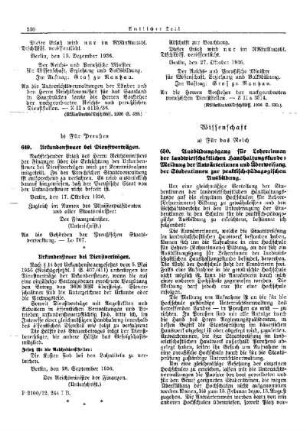 Ausbildungsgang für Lehrerinnen der landwirtschaftlichen Haushaltungskunde: Meldung der Anwärterinnen und Überweisung der Studentinnen zur praktisch-pädagogischen Ausbildung : [Wissenschaft] ; [Für das Reich] ; [Amtliche Erlasse] ; [Amtlicher Teil]