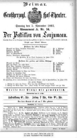 Der Postillon von Lonjumeau
