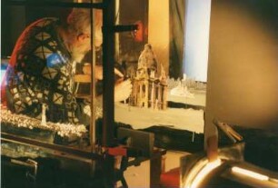 Dresden? Filmtrick zum Wiederaufbau der Frauenkirche. Studio, aufgenommen 1993