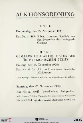 Auktionsordnung