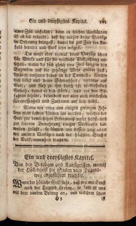 Ein und dreyßigstes Kapitel. [-] Vierzigstes Kapitel.