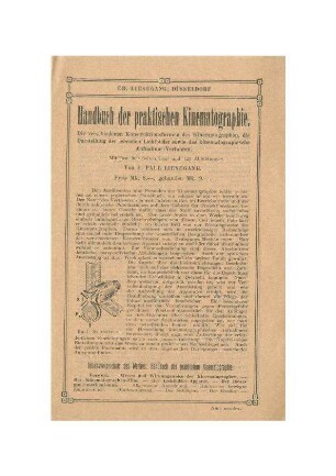 Handbuch der praktischen Kinematographie