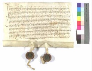 Konrad von Pfahlheim (Pfalhein) verkauft mit lehensherrlichem Konsens einen Hof zu Röhlingen (Rehling) an das Kapitel zu Ellwangen für 103 Gulden.
