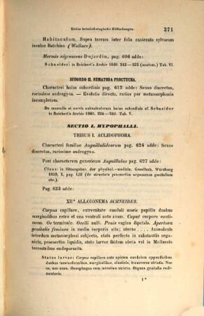 Kleine helminthologische Mittheilungen : (vorgelegt in der Sitzung vom 11. April 1861)