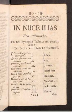In Nuce Ilias