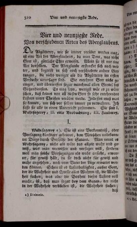 XCIV. Rede. Von verschiedenen Arten des Aberglaubens