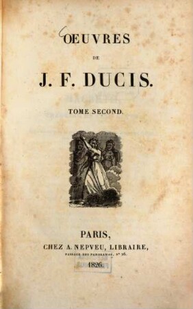 Oeuvres de J. F. Ducis, 2