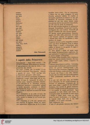 I capelli della Primavera