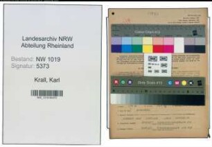 Entnazifizierung Karl Krall , geb. 24.11.1908 (Landgerichtsrat)