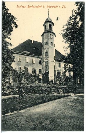 Neustadt in Sachsen. Schloss Langburkersdorf : Neustadt in Sachsen. Schloss Langburkersdorf