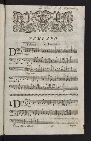1-6, Tympano.
