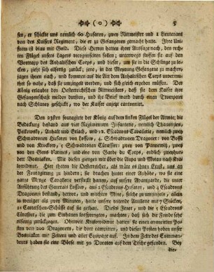 Journal der Operationen der combinirten Königlich-Preußischen und Churfürstlich-Sächsischen Armee, unter Commando Sr. Kön. Hoheit des Prinzen Heinrich von Preußen, 1. Aus dem Lager bey Nachod vom 14. Julii