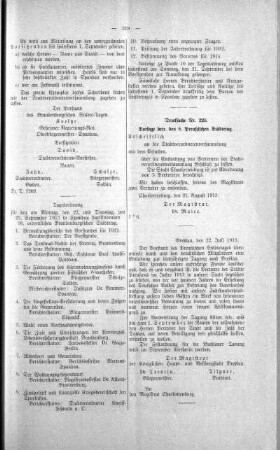 No. 25 (220-229) (225,226), 25. Juni 1913